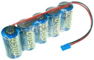 XCell X4500SCR Empfängerakku 5er Reihe - 124186 Abb. 1