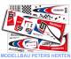 Multiplex Dekorbogen Acromaster Pro blau-rot - 1-00856 Abb. 1