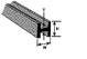 Krick H-2 H-Profil ABS 1,6x1,6x250mm (8) - 190061 Abb. 1