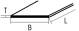 Krick STSC-1 Streifen ABS hellgrau 31,8x0,5x600mm (5) - 190361 Abb. 1