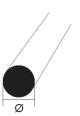 Krick MR-45 Rundstab Ø 1,13x250mm (10) - 190856 Abb. 1