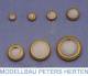 aeronaut Bullauge Messing  verglast mit runder Fassung VE10 - 5760/38 - 576038 Abb. 1