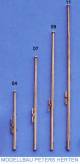 aeronaut Flaggenstock (Messing) mit Einstecksockel VE2 - 5705/04 - 570504 Abb. 1