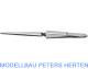 Donau Elektronik Löt Kreuz Pinzette gerade 160 mm - PZ4 abb. 1