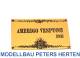 Gravurschild Holz Amerigo Vespucci