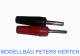 von Borstel Bananenstecker Standard je 1x rot und schwarz - 61107 Abb. 1