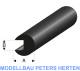 Krick Kantenschutz Ø8x2 mm L=2 m Gummiprofil - rb104-33 Abb. 1
