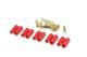 d-power Goldkontaktstecker 3,5mm mit Gehäuse 5 Paar - AM1008 abb. 1