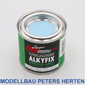 SG Modellbau ALKYFIX-Emaillelack blau hochglänzend, kraftstoffbeständig 100ml - 1470.3 Abb. 1