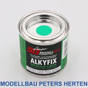 SG Modellbau ALKYFIX-Emaillelack grün hochglänzend, kraftstoffbeständig 100ml - 1470.5 Abb. 1