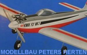 Modellabau Peters Aumann RC Kwik Fly MK3 Fräs-, Laserbausatz Elektro - P-4629e Abb. 1