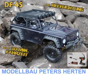 df Models DF-4S Scale-Crawler mit Beleuchtung - SILVER Edition - 3084 Abb. 1