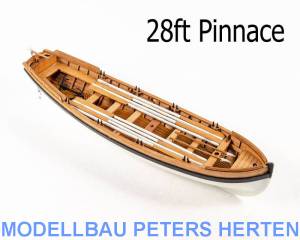 Krick Beiboot Pinnace 28 ft. / 126 mm Bausatz 1:64 - 62145 Abb. 1