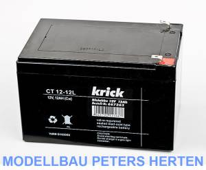 Krick Bleiakku 12V / 12Ah - 667263 Abb. 1