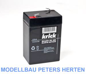 Krick Bleiakku 6V / 5Ah - 667254 Abb. 1