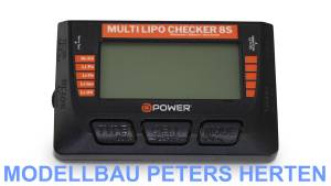 D-Power Multi Lipo Checker 8S / Balancer / Servotester / Akkutester - DPMLC8S Abb. 1