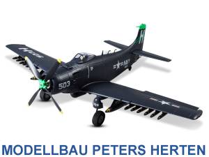 D-Power DERBEE A1 Skyraider Warbird PNP grau - 80cm - DB006PG Abb. 1