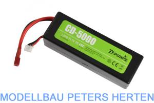 D-Power CD-5000/3S Lipo 11.1V 3S 45C mit T-Stecker - CD50003S Abb. 1