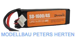 D-Power D-Power SD-1600 4S Lipo (14,8V) 45C - SD16004XT abb 1
