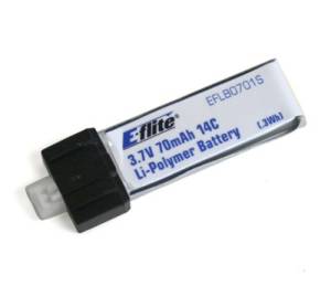 E-flite Lipo Akku 70mAh 1S 3,7V 14C - EFLB0701S