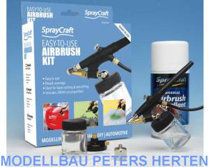 Krick Easy-to-Use SP15K Airbrush Starter Kit + Druckluftdose - 493216 Abb. 1