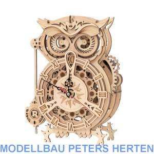 Pichler Eulen Uhr (Lasercut Holzbausatz) - 15056 Abb. 1