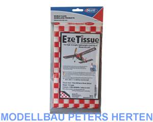 Krick EZE Tissue Bespannpapier rot kariert (3 Bogen) - 44147 Abb. 1