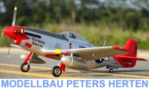 D-Power FMS P-51D Mustang V8 Red Tail PNP - 145 cm - DPFMS008PRT Abb. 1
