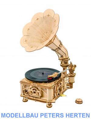 Grammophon (Lasercut Holzbausatz)