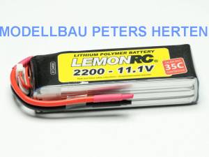LiPo Akku LEMONRC 2200 - 11.1V (35C)