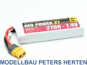 Pichler LiPo Akku RED POWER XT 1300 - 7,4V - 15412 Abb. 1