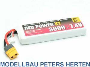Pichler LiPo Akku RED POWER XT 1300 - 7,4V - 15412 Abb. 1