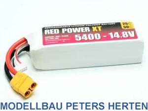 Pichler LiPo Akku RED POWER XT 5400 - 14,8V - 15439 Abb. 1