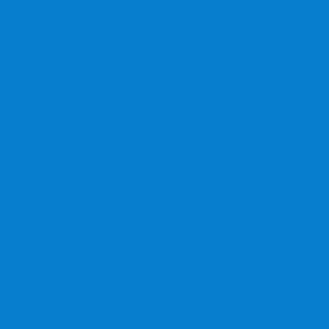 Bügelfolie  Breite 60 cm, Farb-Nr. 51 fluor. blau