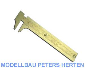 Krick Schieblehre 100 mm Messing - 492304 Abb. 1