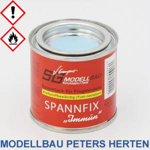 SG Modellbau Spannfix Immun blau, kraftstoffbeständig 100 ml - 1408.3 Abb. 1