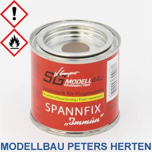 SG Modellbau Spannfix Immun braun, kraftstoffbeständig 100 ml - 1408.15 Abb. 1