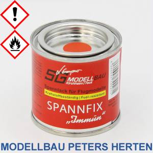 SG Modellbau Spannfix Immun rot, kraftstoffbeständig 100 ml - 1408.2 Abb. 1