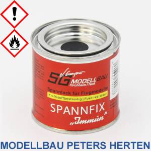 SG Modellbau Spannfix Immun schwarz, kraftstoffbeständig 100 ml - 1408.7 Abb. 1