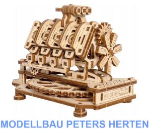 V8 Motor 3D-tec Holzbausatz