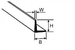 Krick AFS-2 Winkelprofil 1,6x1,6x250mm (10) - 190502 Abb. 1