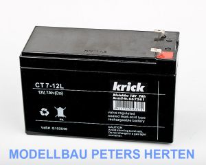 Krick Bleiakku 12V / 7Ah - 667261 Abb. 1