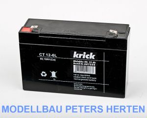 Krick Bleiakku 6V / 12Ah - 667256 Abb. 1