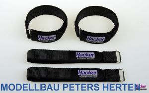 Hacker Klettband-Gurt 400mm, 2er Pack - 27875040
