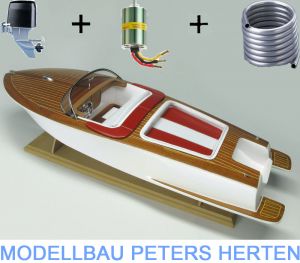 Krick Sexy Lady Sportboot Combo + Außenbordmotor + Roxxy BL-Motor + Wasserkühlschlange - 25055 Abb. 1