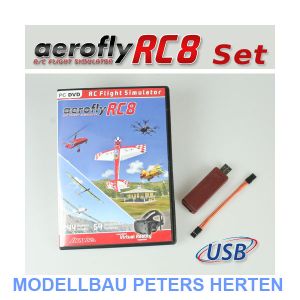 Ikarus Set: aeroflyRC8 mit Interface für Grp/-HoTT - 3091012 Abb. 1