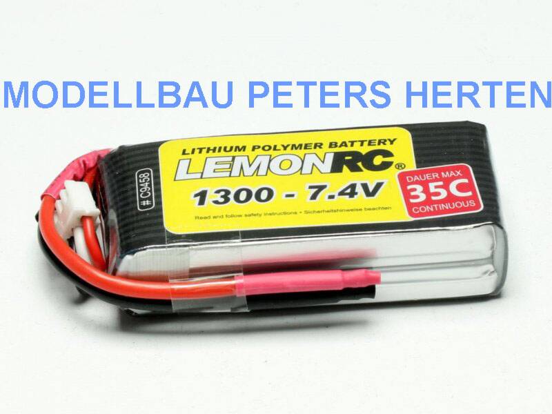 Pichler LiPo Akku LEMONRC 1300 - 7.4V (35C) - C9458