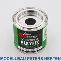 SG Modellbau ALKYFIX-Emaillelack schwarz hochglänzend, kraftstoffbeständig 100ml - 1470.7 Abb. 1