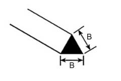 Krick MRT-125 Dreikantstab 60° 3,2x250mm (5) - 190846 Abb. 1