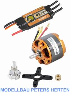 D-Power Brushless SET AL50-05 & 80A Comet Regler - 220-AL5005SET Abb. 1